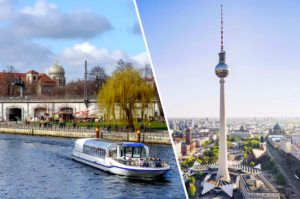 Combo: Berlin TV Tower Skip-the-Line Tickets + Guided City Cruise Combo: Berlin TV Tower Skip-the-Line Tickets + Guided City Cruise